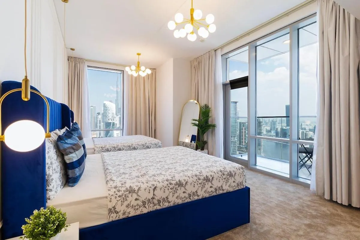 Burj Khalifa View Apartment In Business Bay Дубай