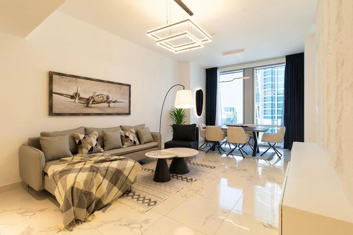 Burj Khalifa View Apartment In Business Bay Дубай