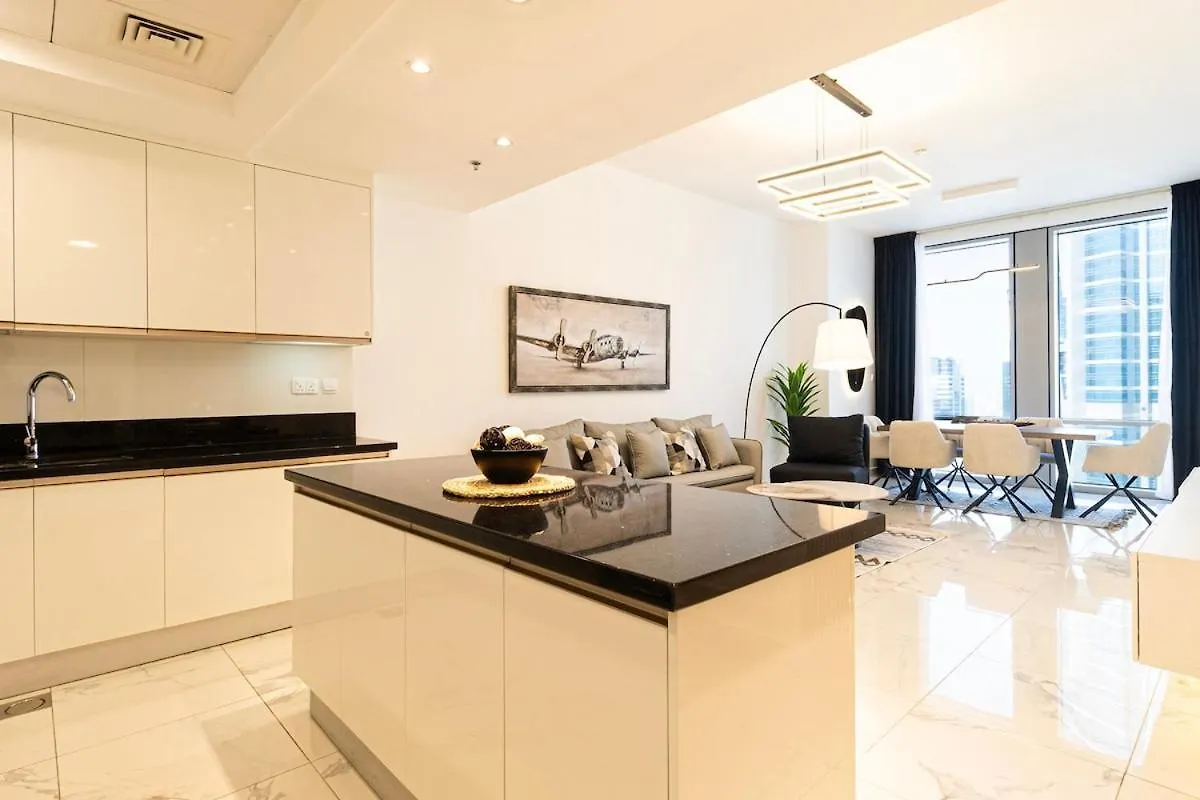 Burj Khalifa View Apartment In Business Bay Дубай