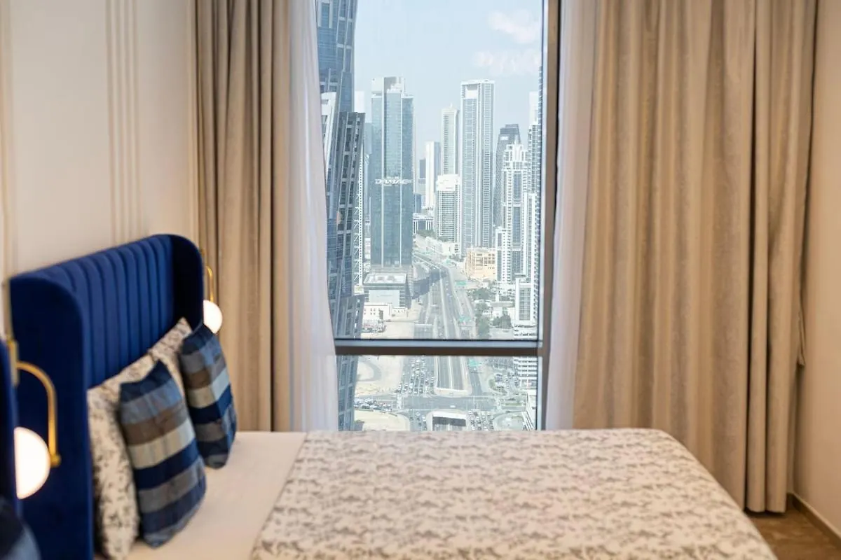 Burj Khalifa View Apartment In Business Bay Дубай