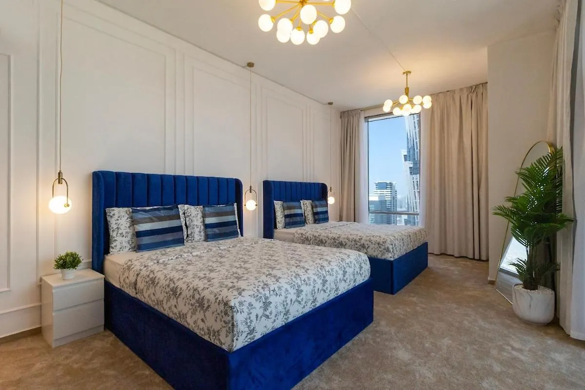 Burj Khalifa View Apartment In Business Bay Дубай